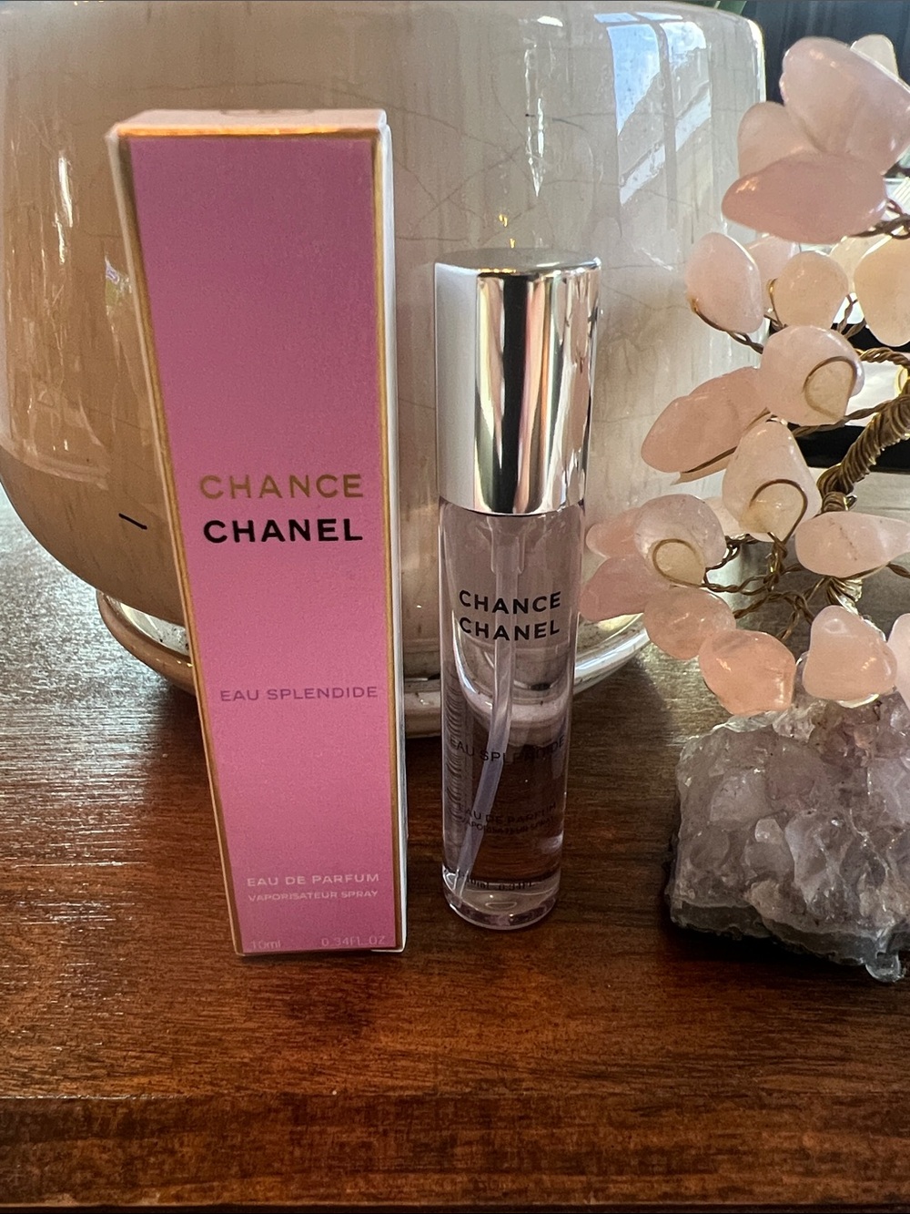 Chanel Chance Fragrance Bottle and Box